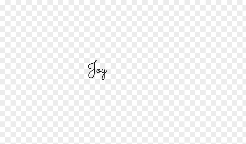 Joy Logo Brand Line White PNG
