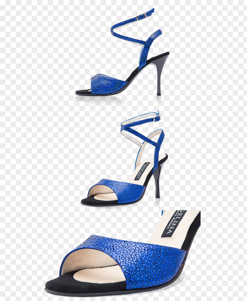 Shiny Royal Blue Shoes For Women Product Design Flip-flops Shoe PNG