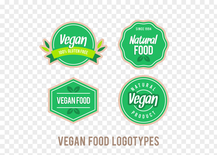 Vintage Vegan Logo PNG vegan logo clipart PNG