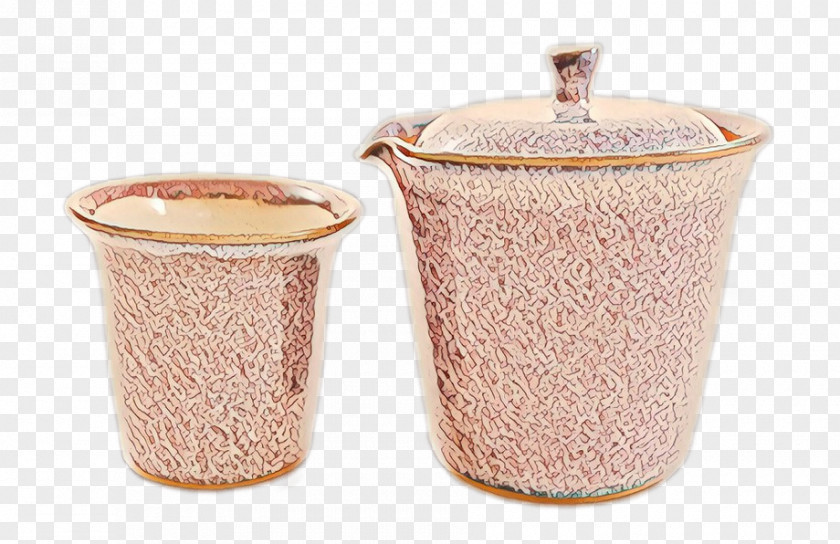 Ceramic Drinkware Pink Flowerpot Tableware Beige PNG