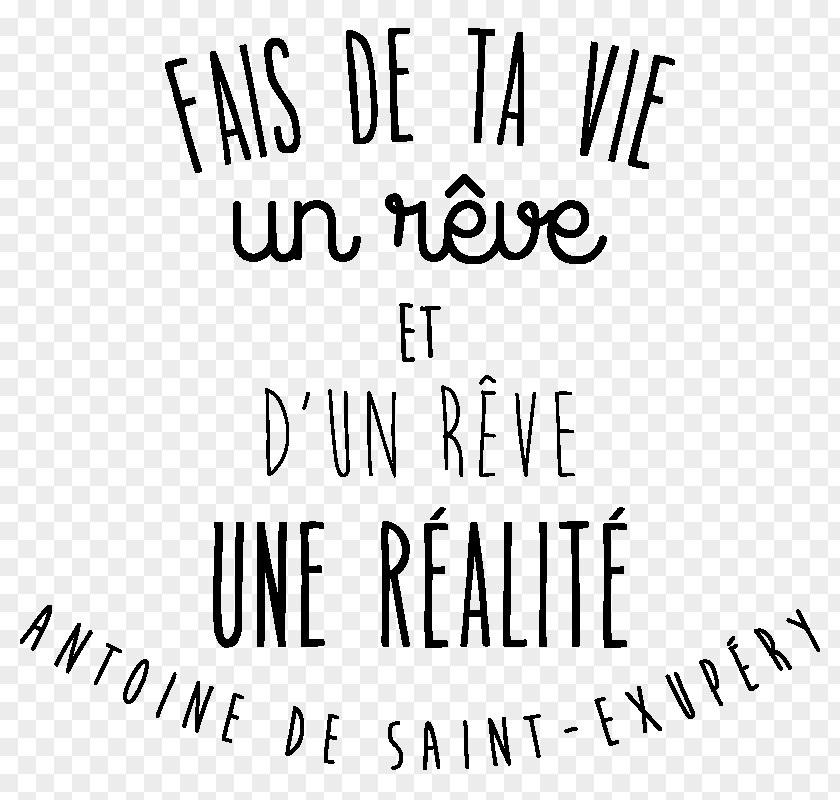 Dream Quotation Sticker Reality Rêve éveillé Dirigé PNG