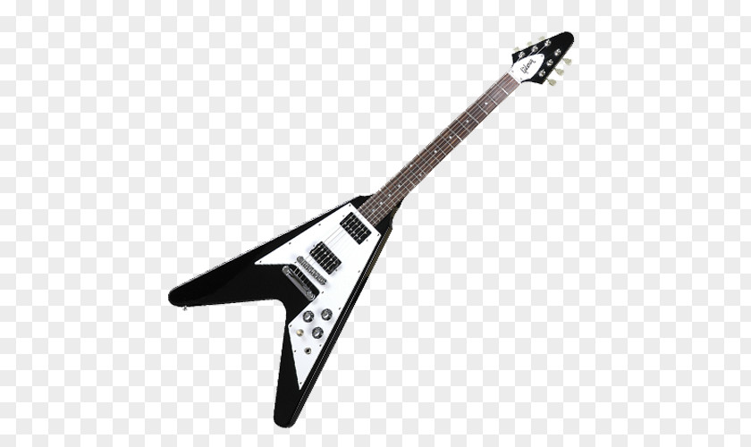 Electric Guitar Gibson Flying V Firebird Les Paul ES-335 PNG