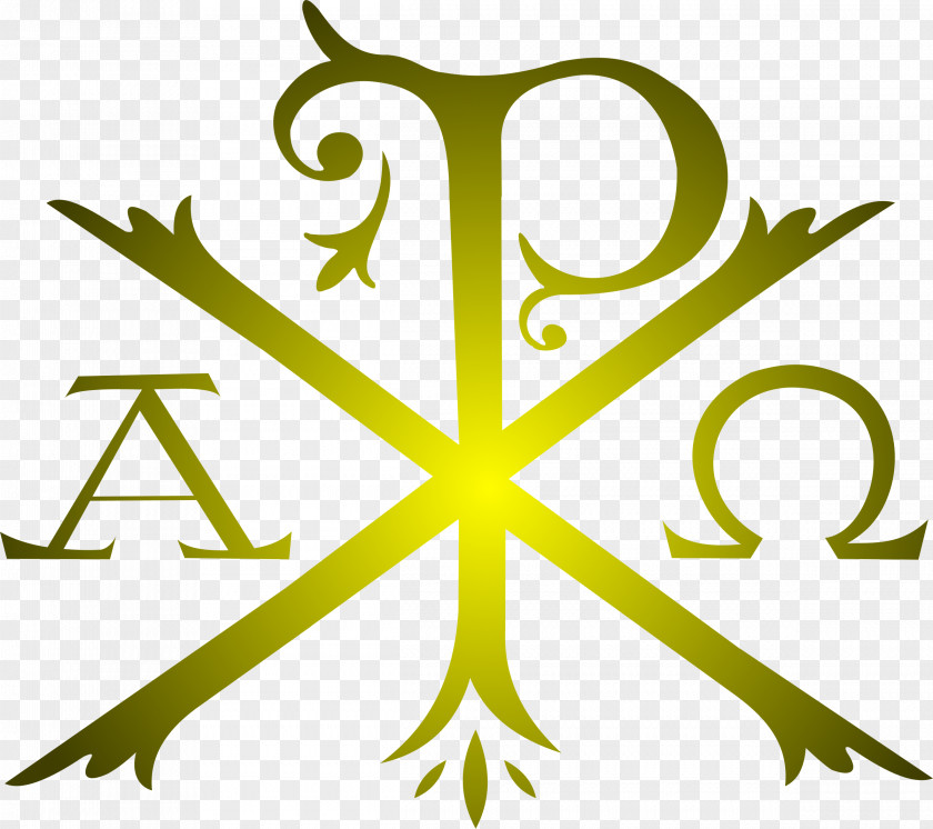 Traditional Clipart Chi Rho Alpha And Omega Symbol Christianity PNG