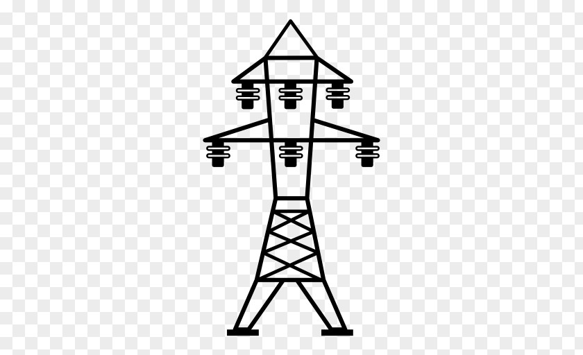 High Voltage Transmission Tower Electricity Overhead Power Line Electric PNG