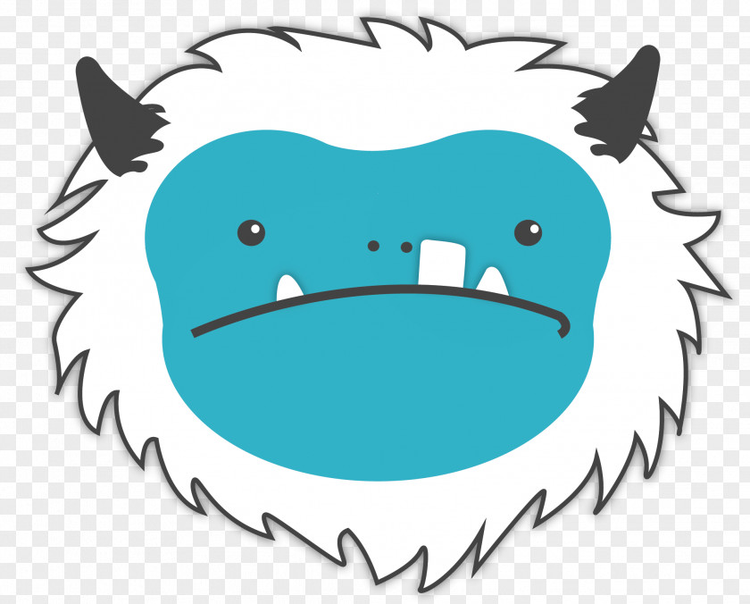 Hungry Yeti Sticker Clip Art PNG