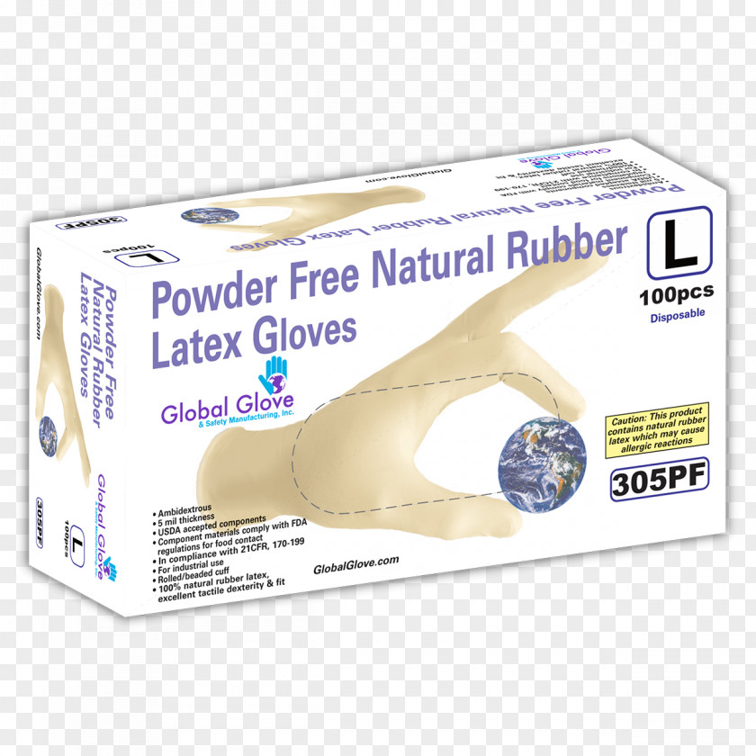 Natural Rubber Medical Glove Latex Disposable PNG
