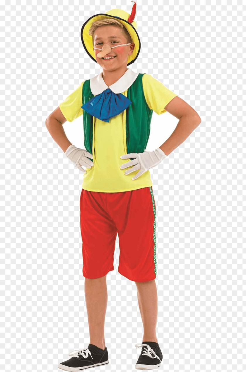 Pinocchio Costume Party Boy World Book Day PNG