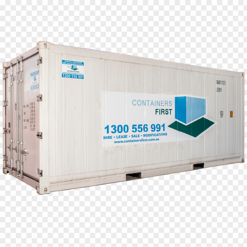 Box Shipping Container Intermodal Refrigerated Freight Transport Cargo PNG