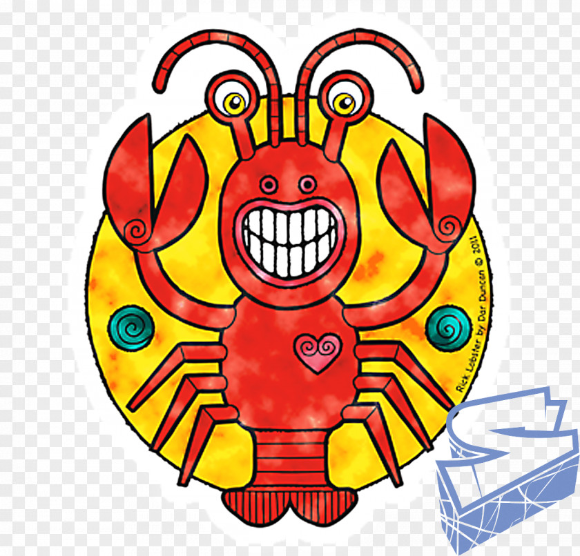 Lobster In Kind Cartoon Food Smiley Clip Art PNG