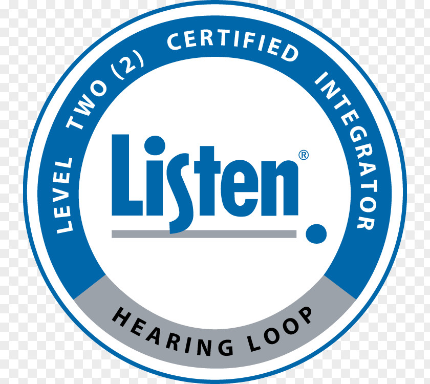 Organization Assistive Listening Device Logo Brand Certification PNG