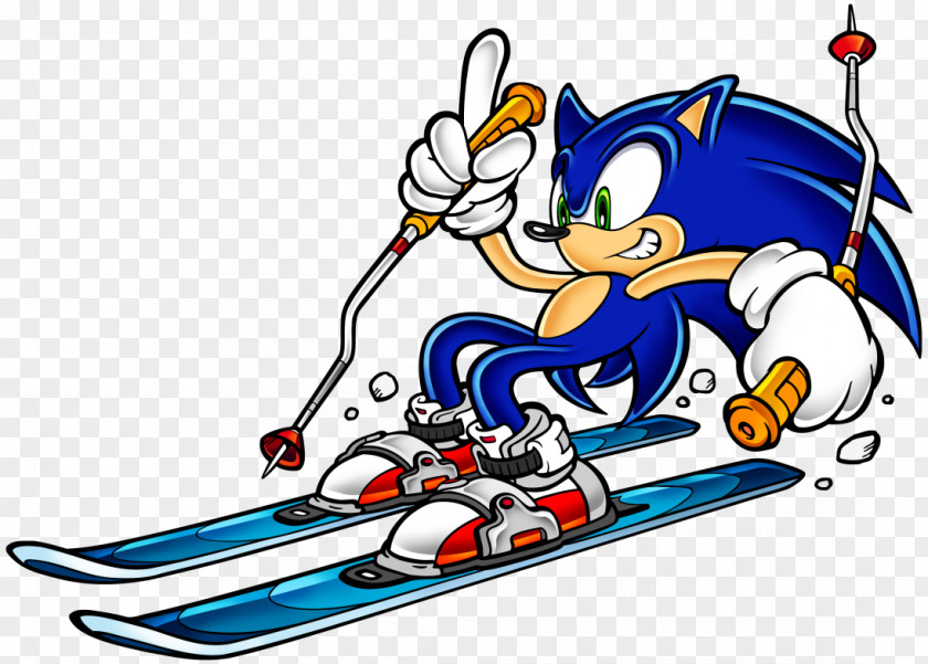 Skiing Sonic Adventure The Hedgehog 2 Amy Rose Tails PNG