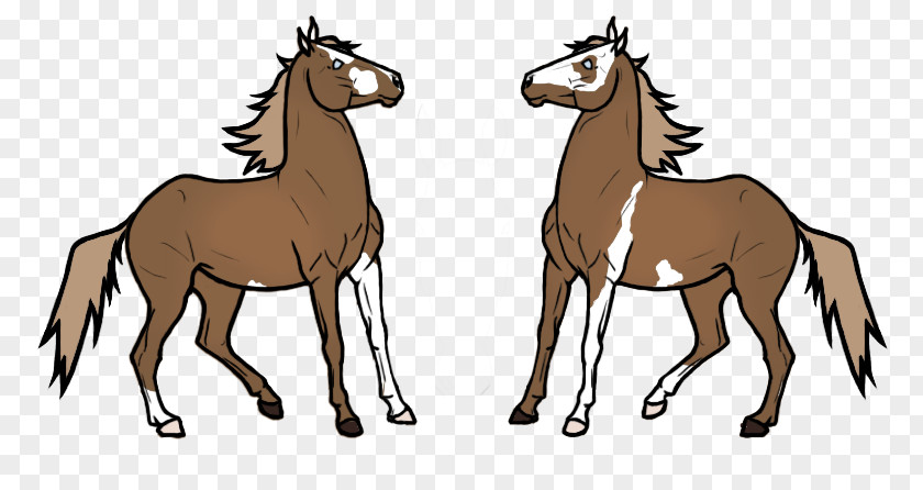 Sticker Livestock Mustang Foal Pony Cartoon Mare PNG