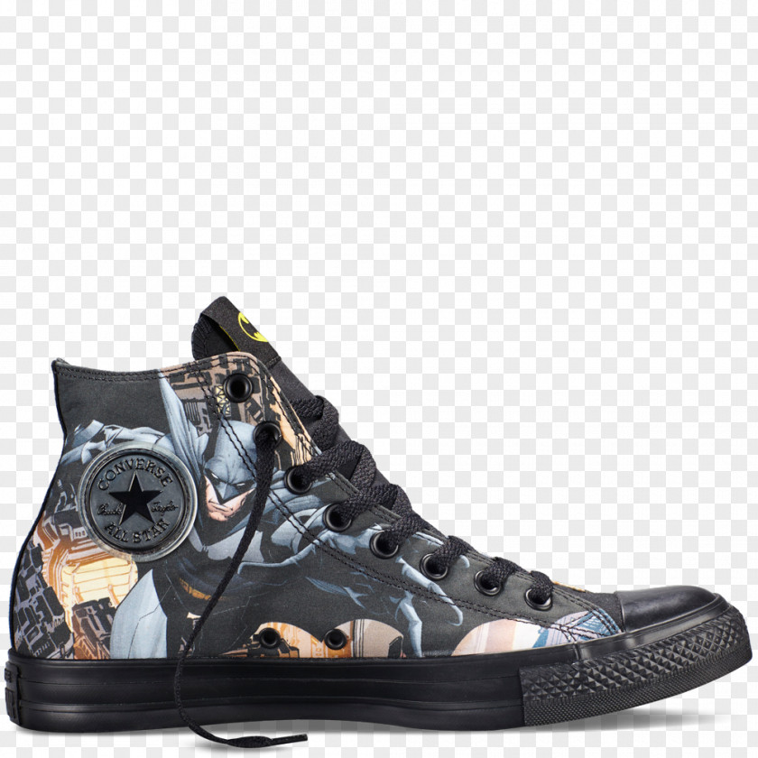 Batman Chuck Taylor All-Stars Converse High-top Sneakers PNG