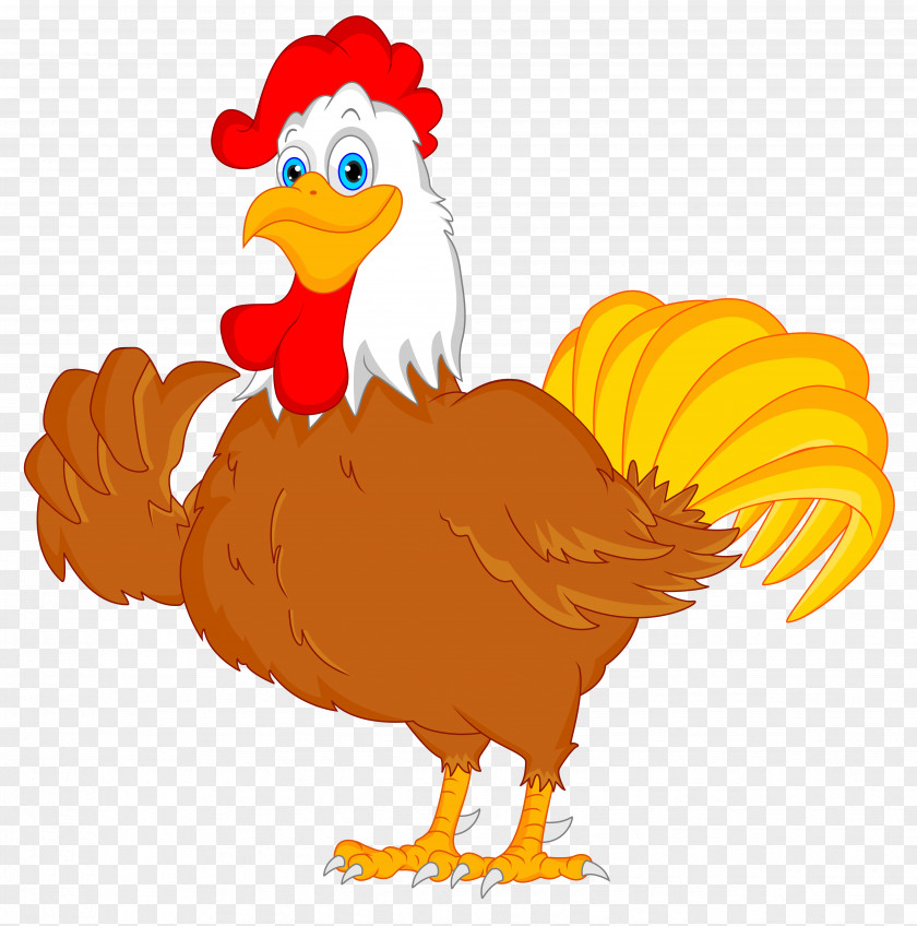 Cock Chicken Cartoon Rooster PNG