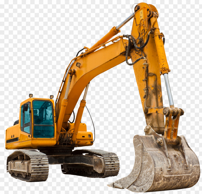 Excavator Caterpillar Inc. Heavy Machinery Bulldozer Hydraulics PNG
