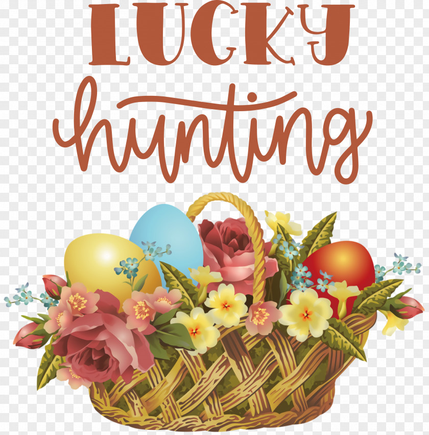 Lucky Hunting Happy Easter Day PNG