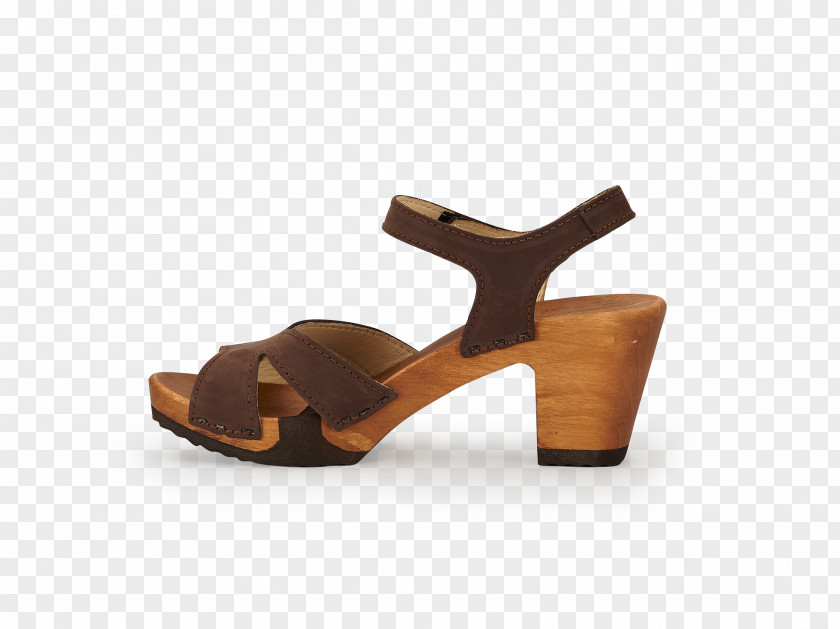Mokka Holzsandale Shoe Product Design PNG
