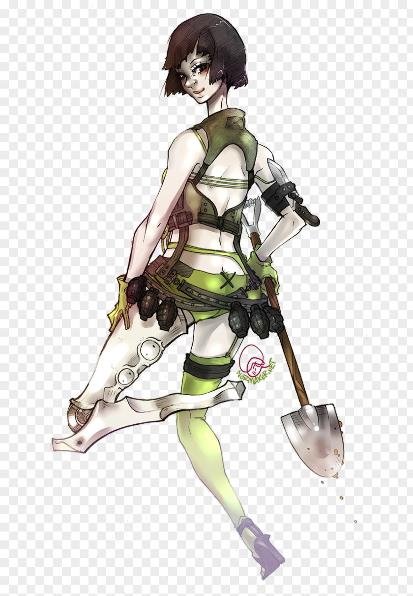 No More Heroes Costume Design The Woman Warrior Cartoon PNG