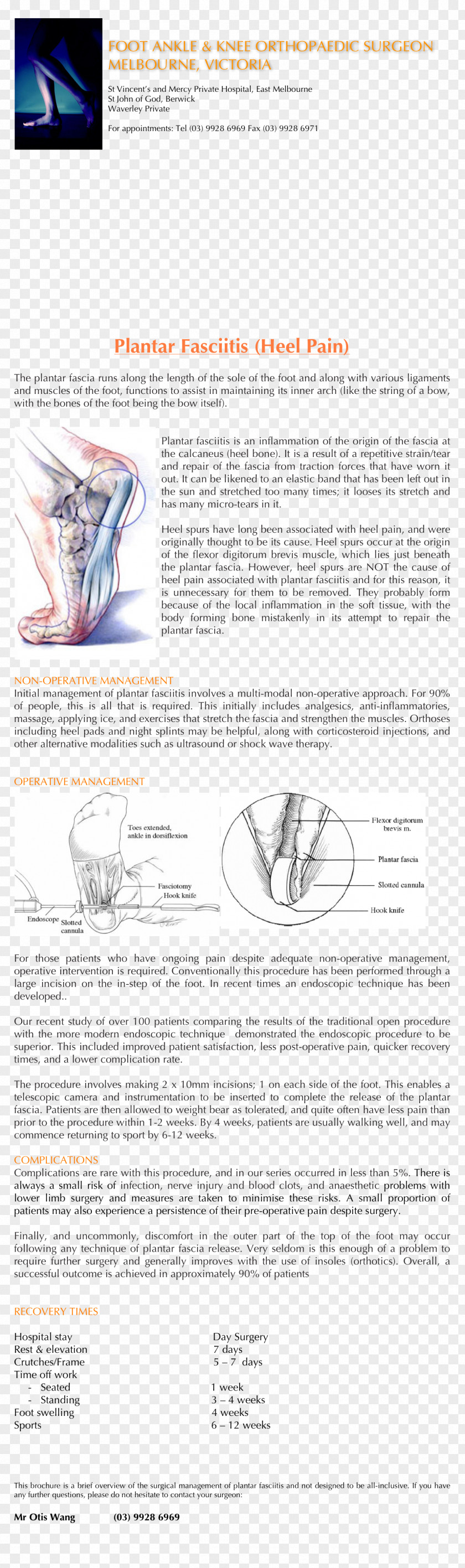 Plantar Fasciitis Calcaneal Spur Surgery Therapy Heel Pain PNG