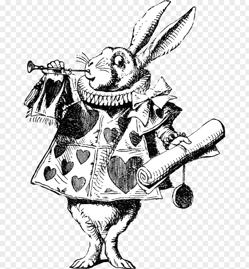 Rabbit White Alice's Adventures In Wonderland Mad Hatter March Hare PNG