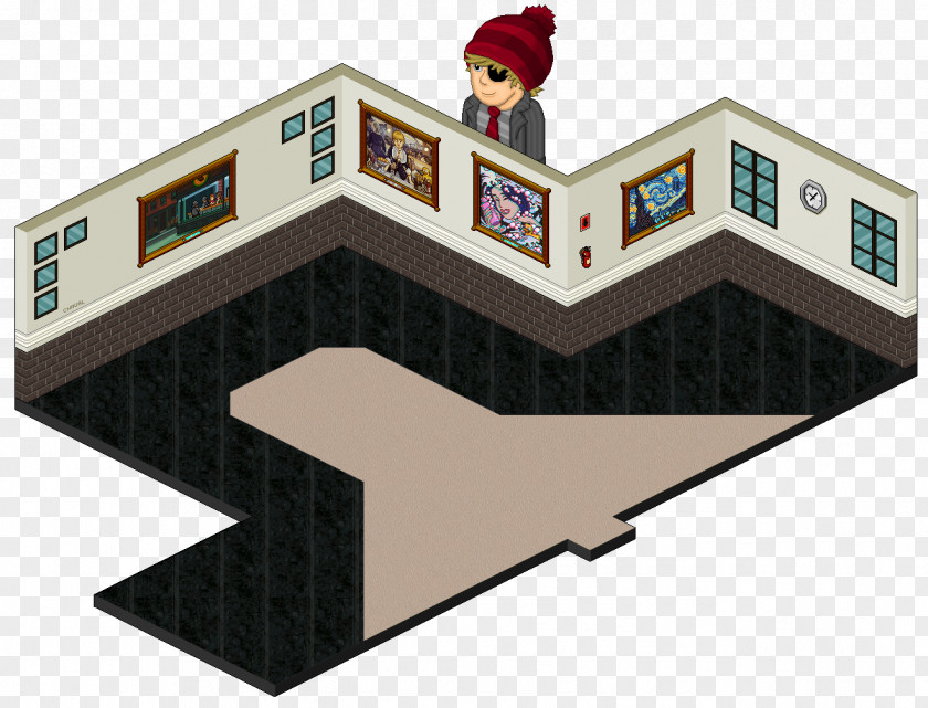 Room Background Habbo Roof Anonymous Floor PNG