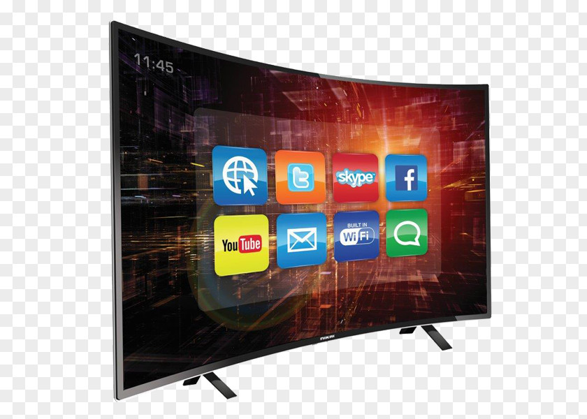 Television Set LED-backlit LCD 1080p Smart TV PNG