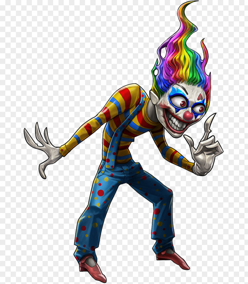 Clown Legendary Creature Cartoon Costume Design PNG