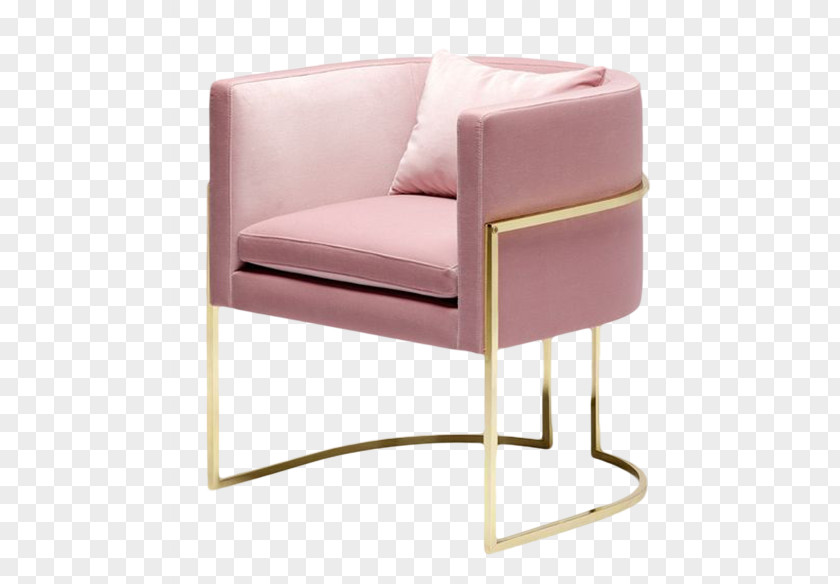 Pink Chair Table Furniture Upholstery Dining Room PNG