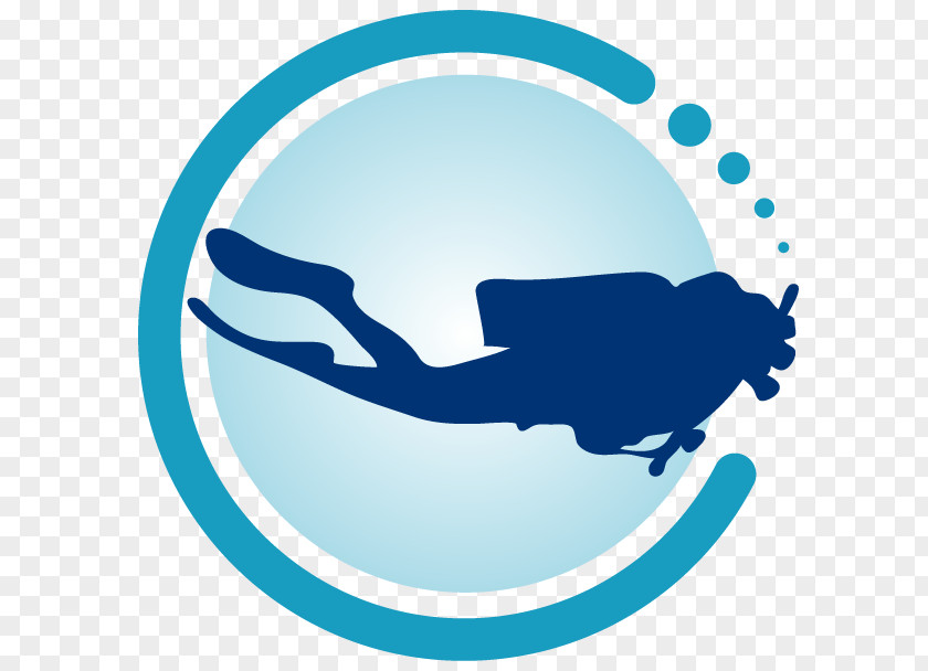 Silhouette Scuba Diving Underwater Set Dive Center Decal PNG