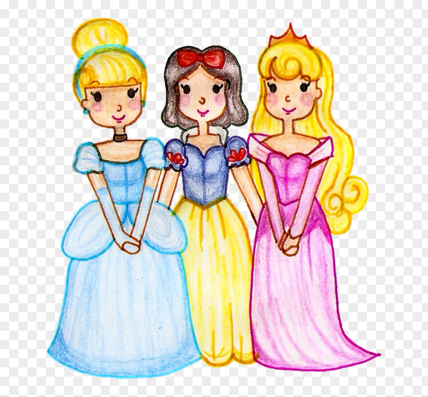Three Princesses Cliparts Snow White Cinderella Disney Princess Clip Art PNG