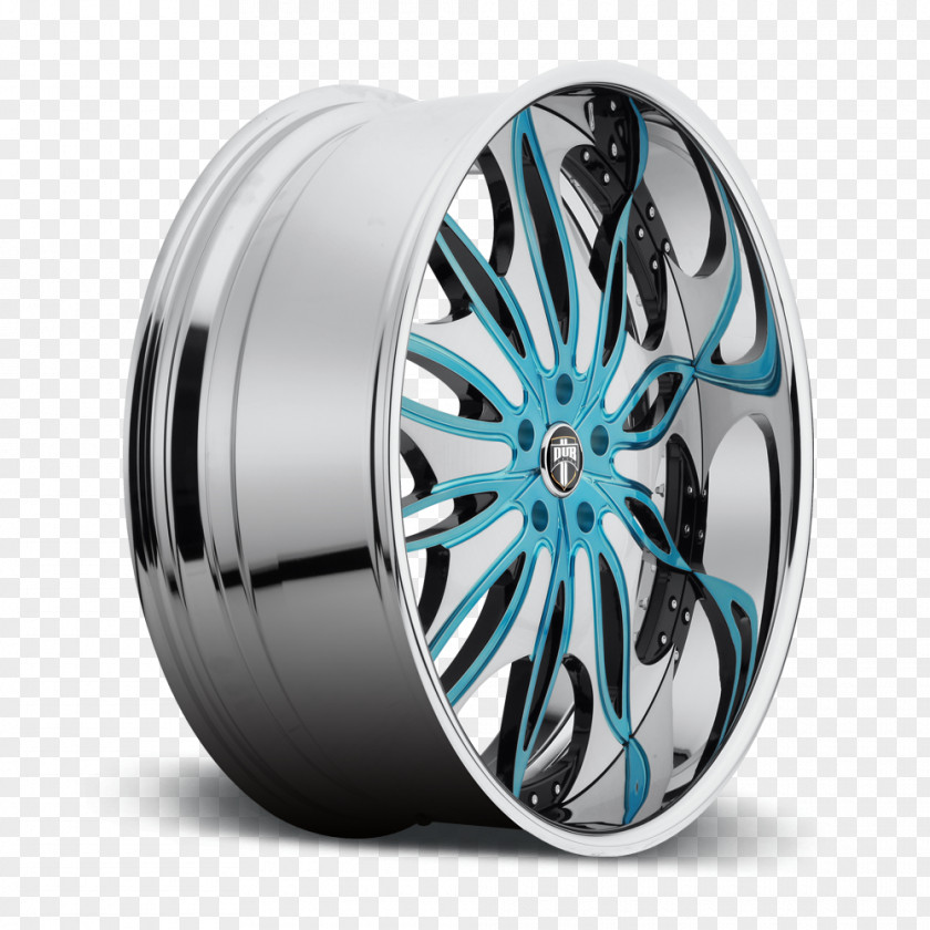 Trip & Alloy Wheel Rim Teal Spoke PNG