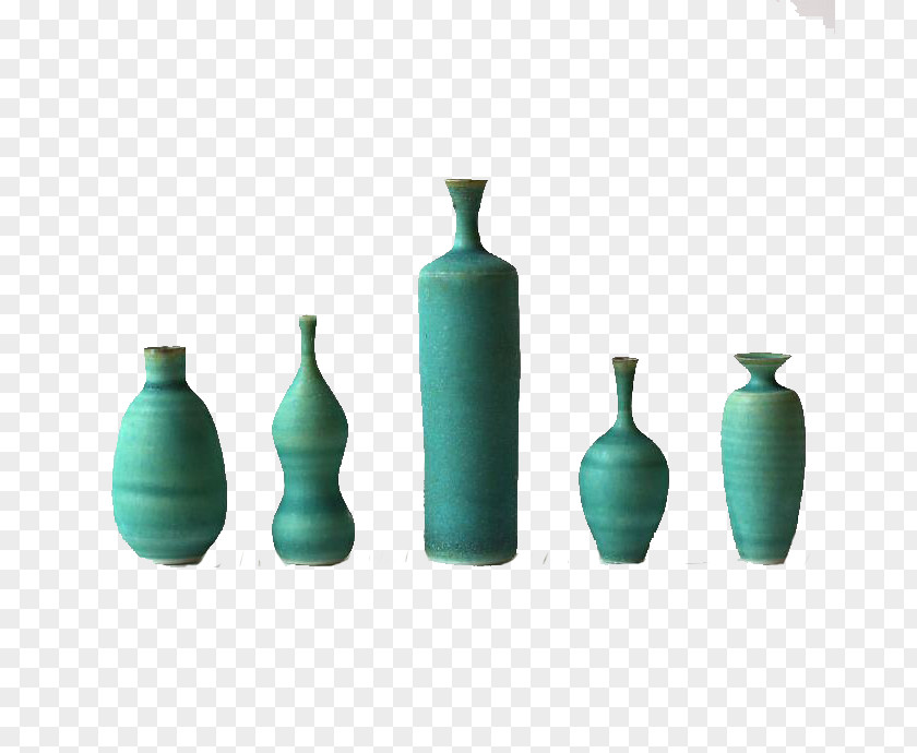 Green Bottle Pottery Ceramic Potter's Wheel Porcelain Cup PNG