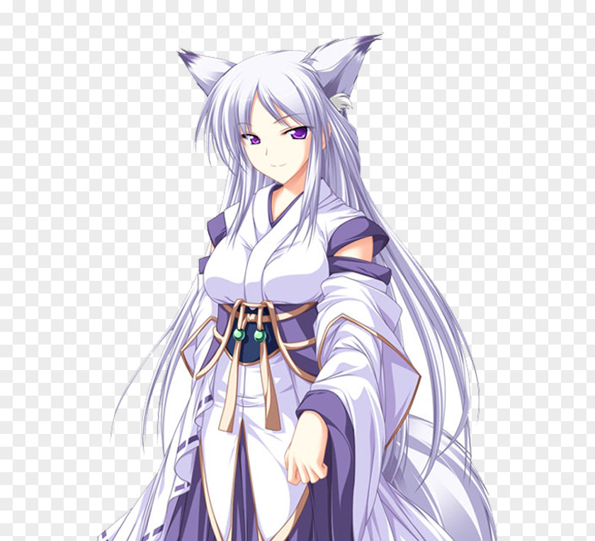 Kitsune Anime Nine-tailed Fox Female PNG fox Female, clipart PNG