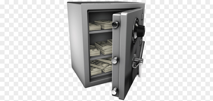Money Vault With Dollar Bills PNG Bills, gray safety vault clipart PNG