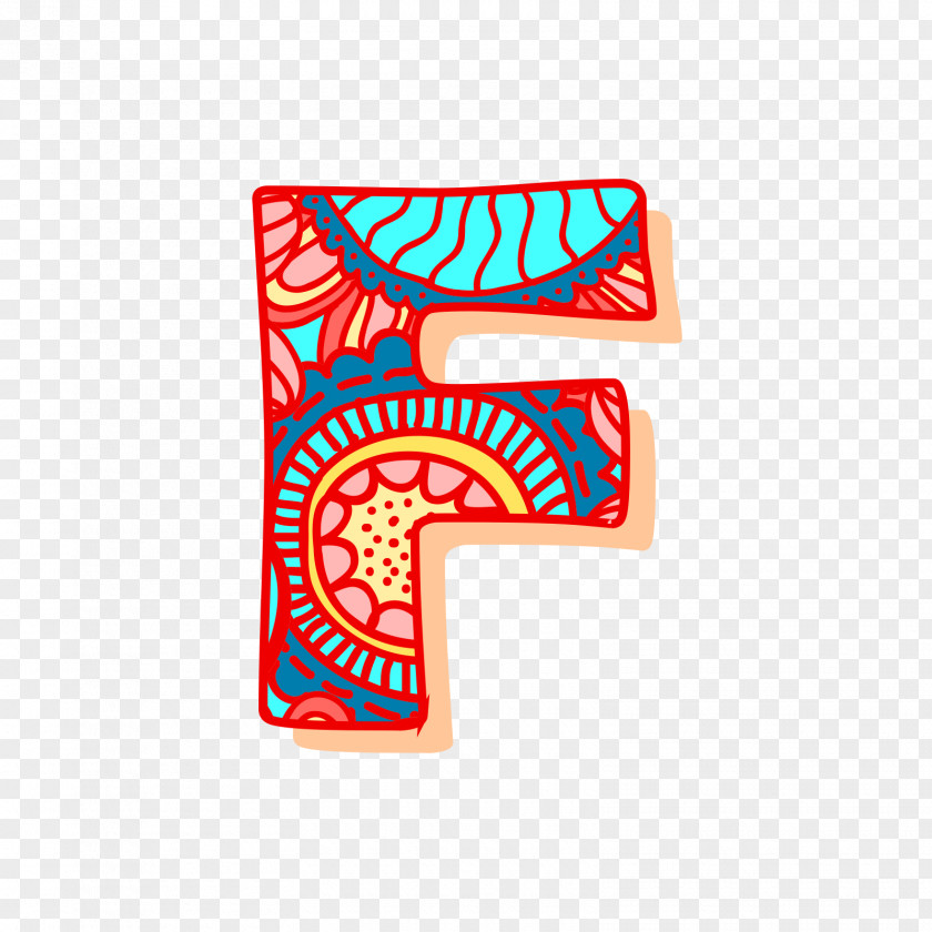 Pattern Letters F Letter PNG