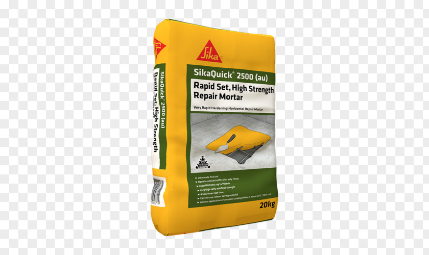 Quick Repair Grout Sika AG Mortar Cement Concrete PNG
