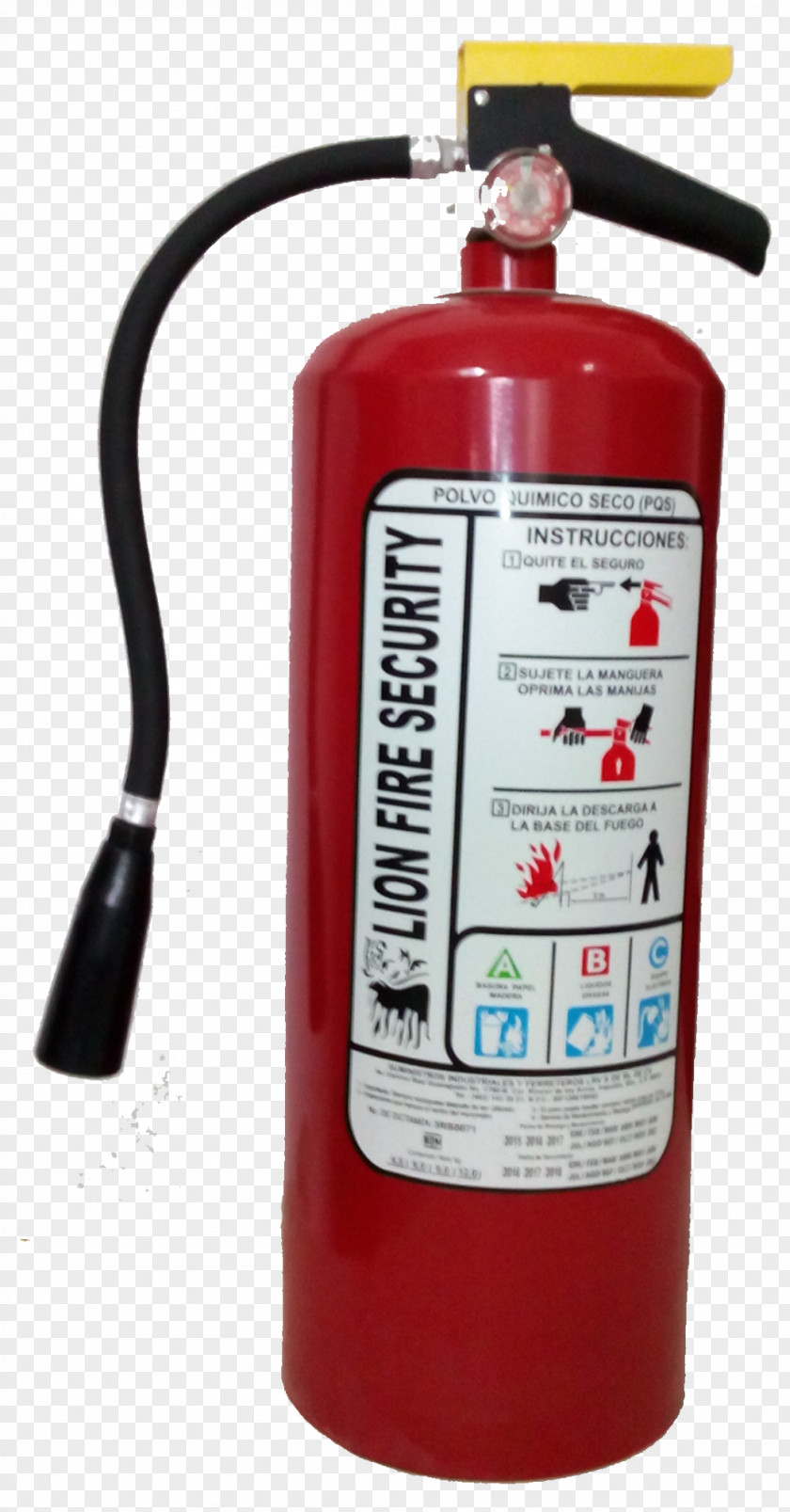 Lion Fire Extinguishers Cylinder PNG