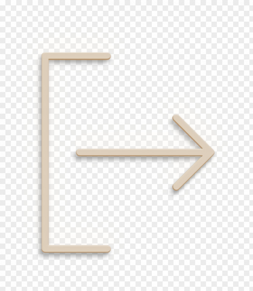 Log Out Icon Elegant Interface Right Arrow PNG