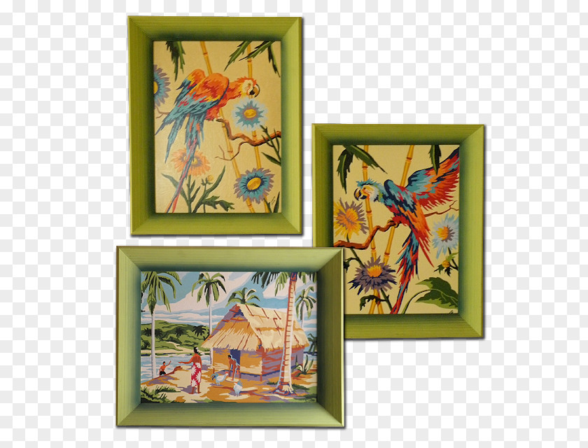 Paint By Number Painting Modern Art Picture Frames PNG