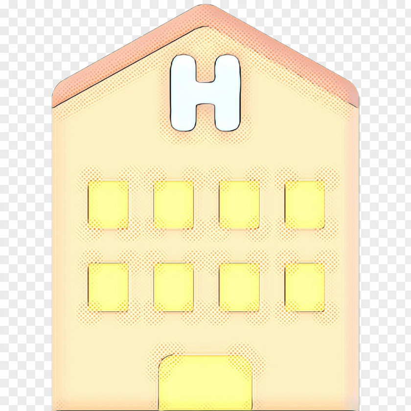 Rectangle Beige Yellow Wall Plate Icon Square PNG