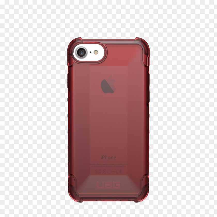 Red IPhone 8 6S Apple Plus UAG X Plyo Case For 8/7/6s 7 PNG