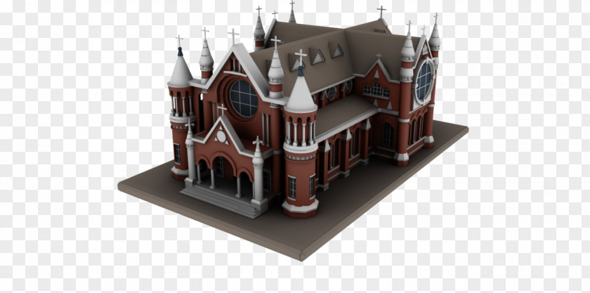 Building 3D Modeling Church Computer Graphics Information PNG