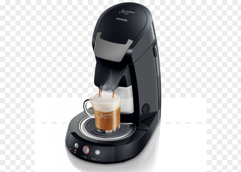 Coffee Cappuccino Coffeemaker Senseo Espresso PNG
