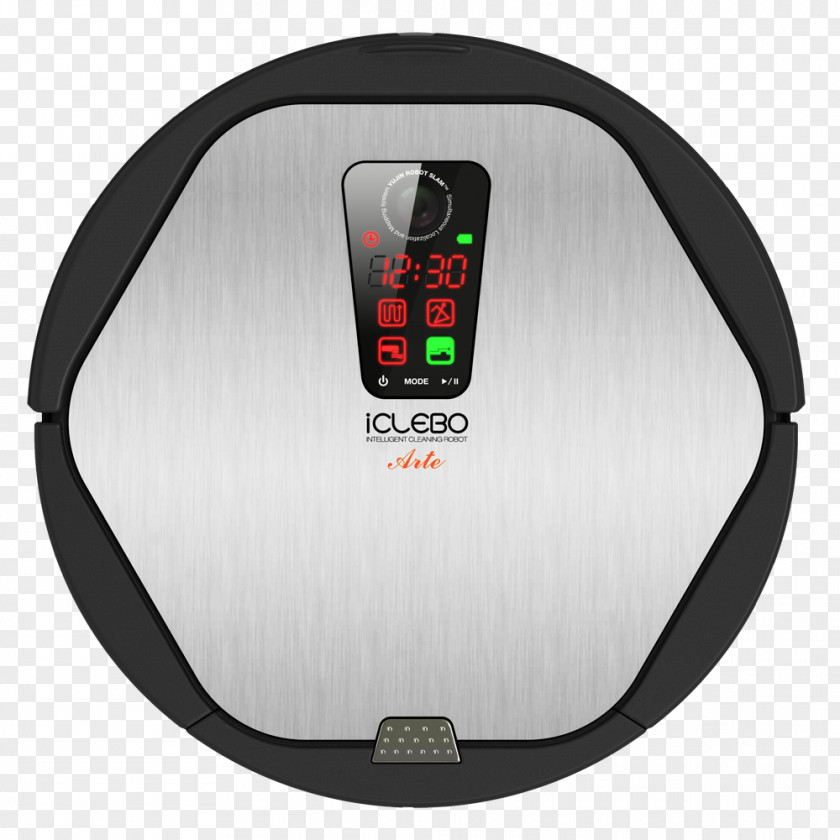 Robotic Vacuum Cleaner IClebo Arte Cleaning PNG