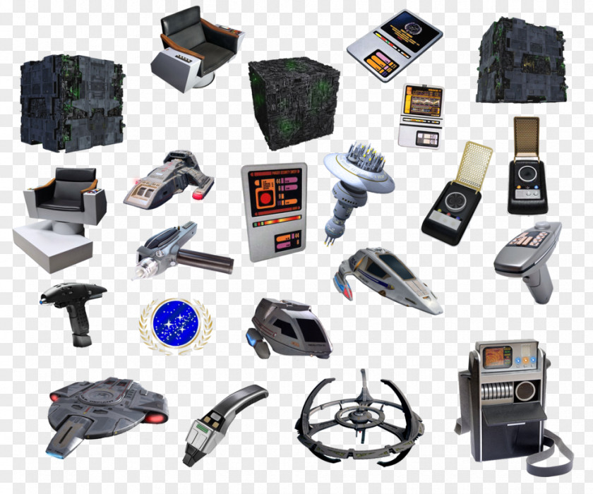 Star Trek Shield Communicator Tricorder Bajoran PNG
