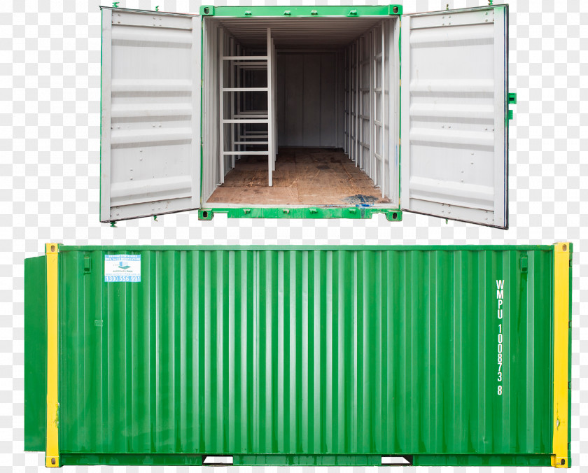 Takeaway Container Shipping Intermodal Freight Transport Box PNG
