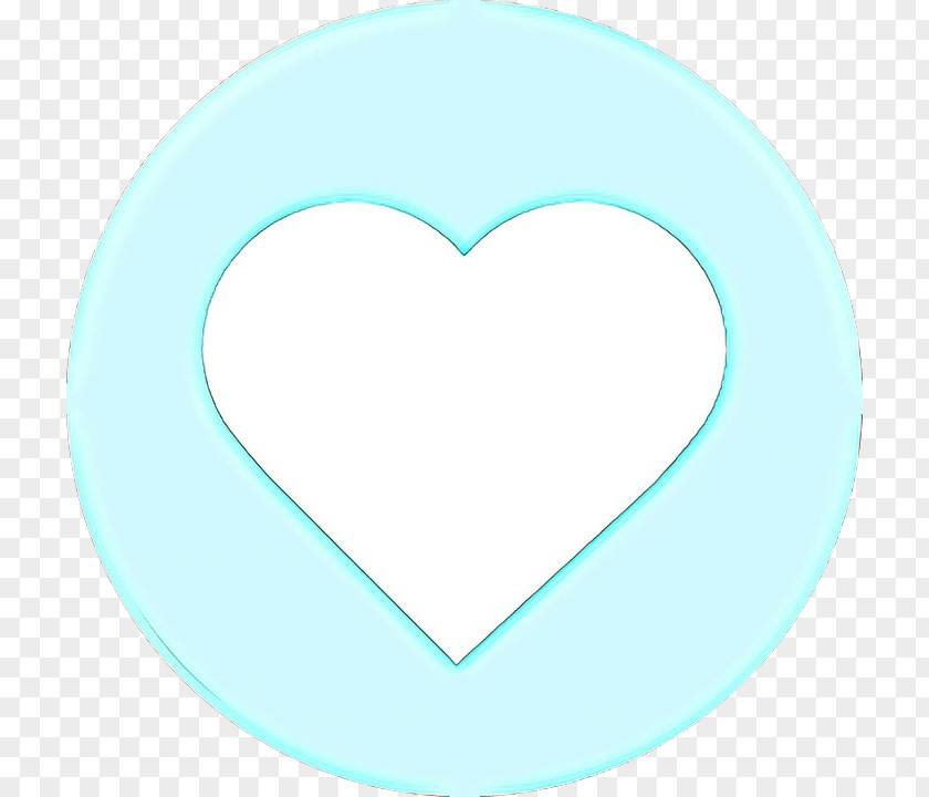 Teal Turquoise Heart Background PNG