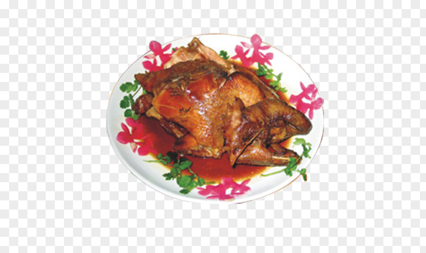 A Chicken Roast Barbecue Red Cooking Roasting PNG