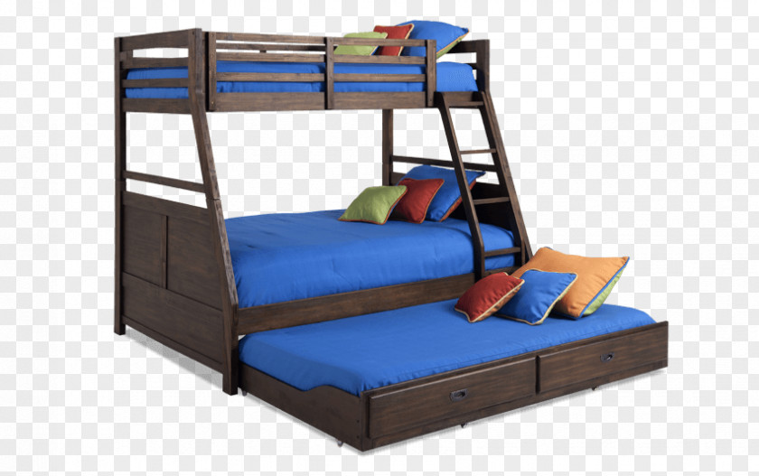 Bed Bunk Bedroom Trundle Bob's Discount Furniture PNG