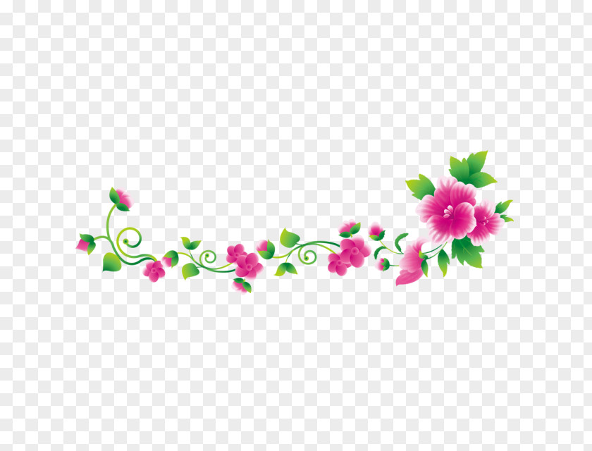 Friendship Day Floral Design Clip Art PNG